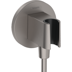 Шланговое подключение S с держателем для душа, FixFit S Hansgrohe, 26888340 цвет: серый