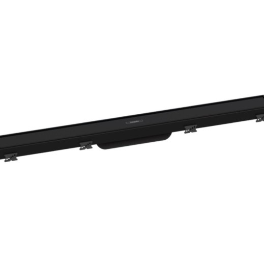 Купить купить внешняя часть трапа для душа match, 70 см, с регулировкой по высоте, raindrain match hansgrohe, 56037670 цвет: черный