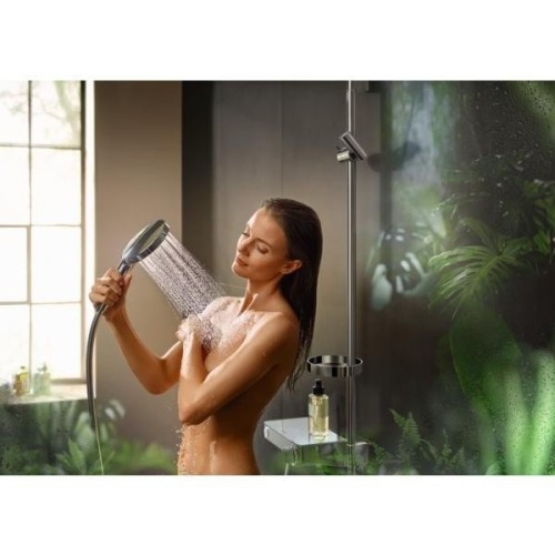 Купить купить душевой гарнитур powderrain со штангой 90см и мыльницей, raindance select s hansgrohe, 27667000 цвет: хром