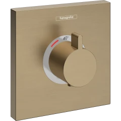 Термостатический смеситель для душа HighFlow скрытого монтажа, ShowerSelect Hansgrohe, 15760140 цвет: бронза
