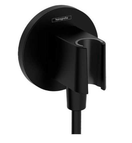 Купить купить шланговое подключение s с держателем для душа, fixfit s hansgrohe, 26888670 цвет: черный