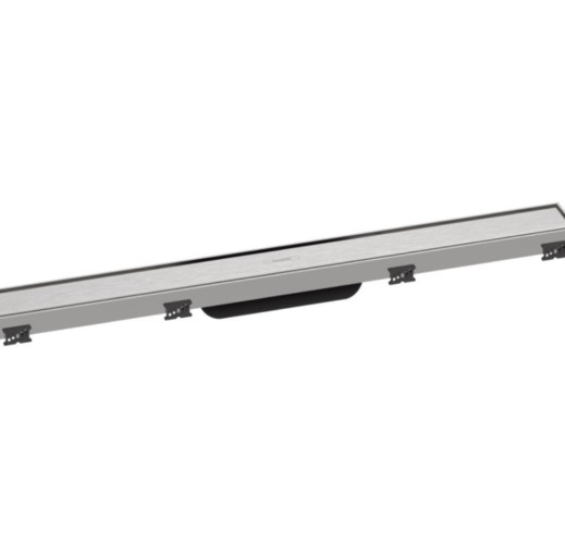 Купить купить внешняя часть трапа для душа match, 70 см, с регулировкой по высоте под, raindrain match hansgrohe, 56037800 цвет: нержавеющая сталь