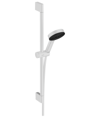 Душевой гарнитур Relaxation cо штангой 65см, Pulsify Select S Hansgrohe, 24160700 цвет: белый