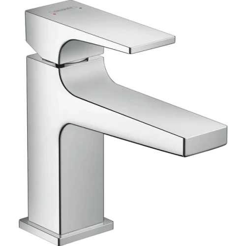 Купить купить смеситель для раковины со сливным клапаном push-open, metropol hansgrohe, 32500000 цвет: хром