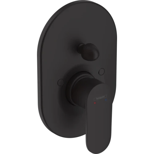 Купить купить смеситель для ванны скрытого монтажа, vernis blend hansgrohe, 71449670 цвет: черный