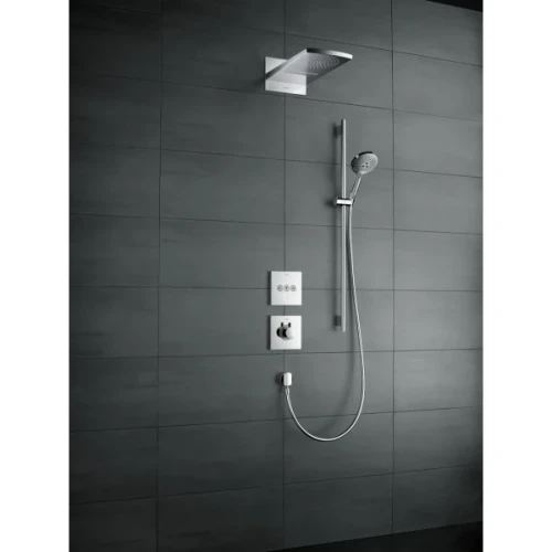 Купить купить термостатический смеситель для душа highflow скрытого монтажа, showerselect hansgrohe, 15760000 цвет: хром