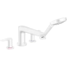 Купить купить смеситель для ванны на 4 отверстия, talis e hansgrohe, 71748700 цвет: белый