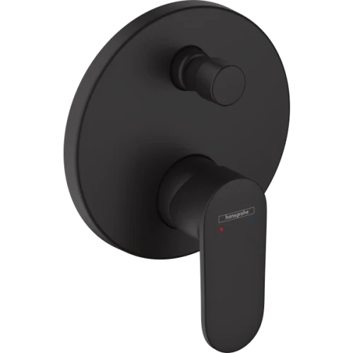 Купить купить смеситель для ванны скрытого монтажа, vernis blend hansgrohe, 71466670 цвет: черный