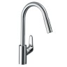 Купить купить смеситель для кухни, с вытяжным душем, eco, focus m41 hansgrohe, 31833000 цвет: хром