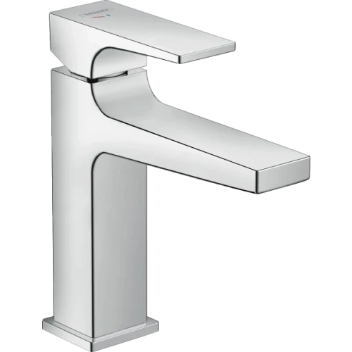 Купить купить смеситель для раковины со сливным клапаном push-open, metropol hansgrohe, 32508000 цвет: хром