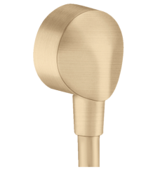 Шланговое подключение без клапана обратного тока, FixFit Hansgrohe, 27454140 цвет: бронза