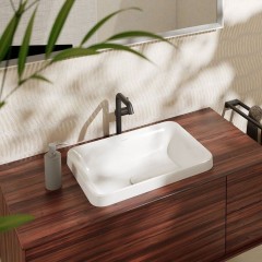 Раковина встраиваемая 55x40 см, Xuniva Q Hansgrohe, 60158450 цвет: белый