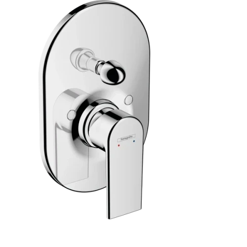 Купить купить смеситель для ванны скрытого монтажа, vernis shape hansgrohe, 71458000 цвет: хром