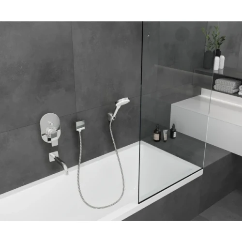 Купить купить смеситель для ванны скрытого монтажа, vernis shape hansgrohe, 71458000 цвет: хром