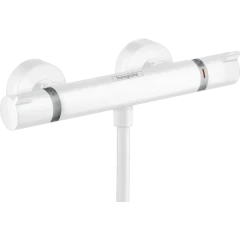 Смеситель для душа с термостатом белый матовый, Ecostat Comfort Hansgrohe, 13116700 цвет: белый