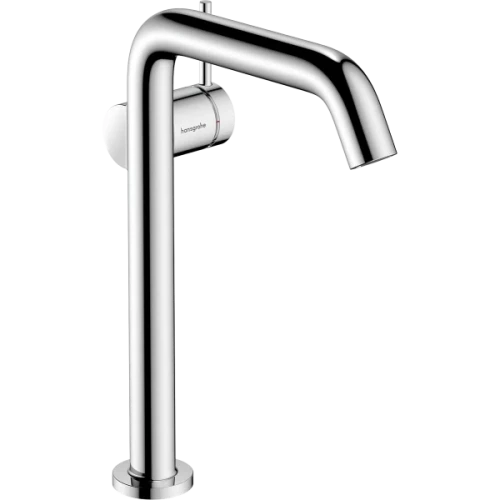 Купить купить смеситель для раковины fine, coolstart, ecosmart+, cо сливным гарнитуром push-open, tecturis s hansgrohe, 73370000 цвет: хром