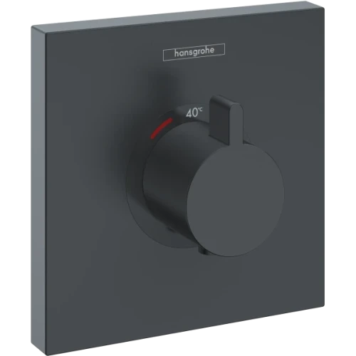 Купить купить термостатический смеситель для душа highflow скрытого монтажа, showerselect hansgrohe, 15760670 цвет: черный