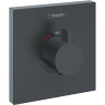 Купить купить термостатический смеситель для душа highflow скрытого монтажа, showerselect hansgrohe, 15760670 цвет: черный