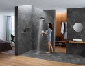 Купить купить верхний душ с настенным креплением, rainfinity hansgrohe, 26227700 цвет: белый