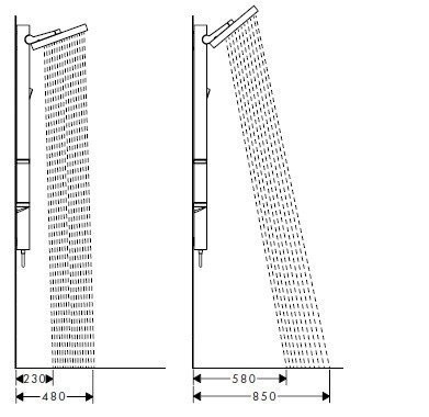 Купить купить душевая система скрытого монтажа без смесителя, rainfinity hansgrohe, 26842700 цвет: белый