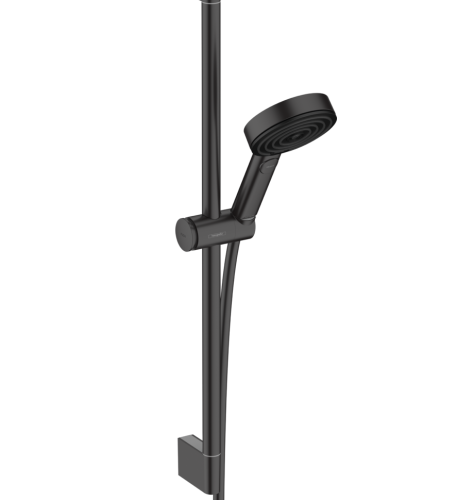Купить купить душевой гарнитур relaxation cо штангой 65см, pulsify select s hansgrohe, 24160670 цвет: черный